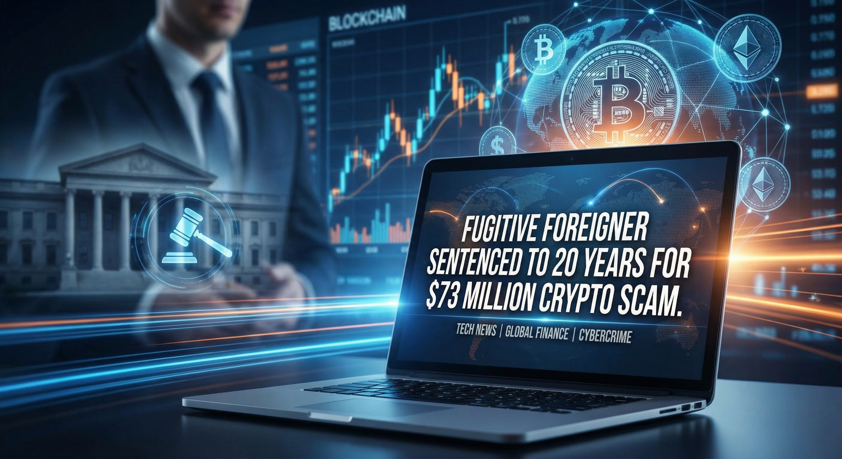 Fugitive foreigner sentenced in the U.S. to 20 years for $73 million crypto scam