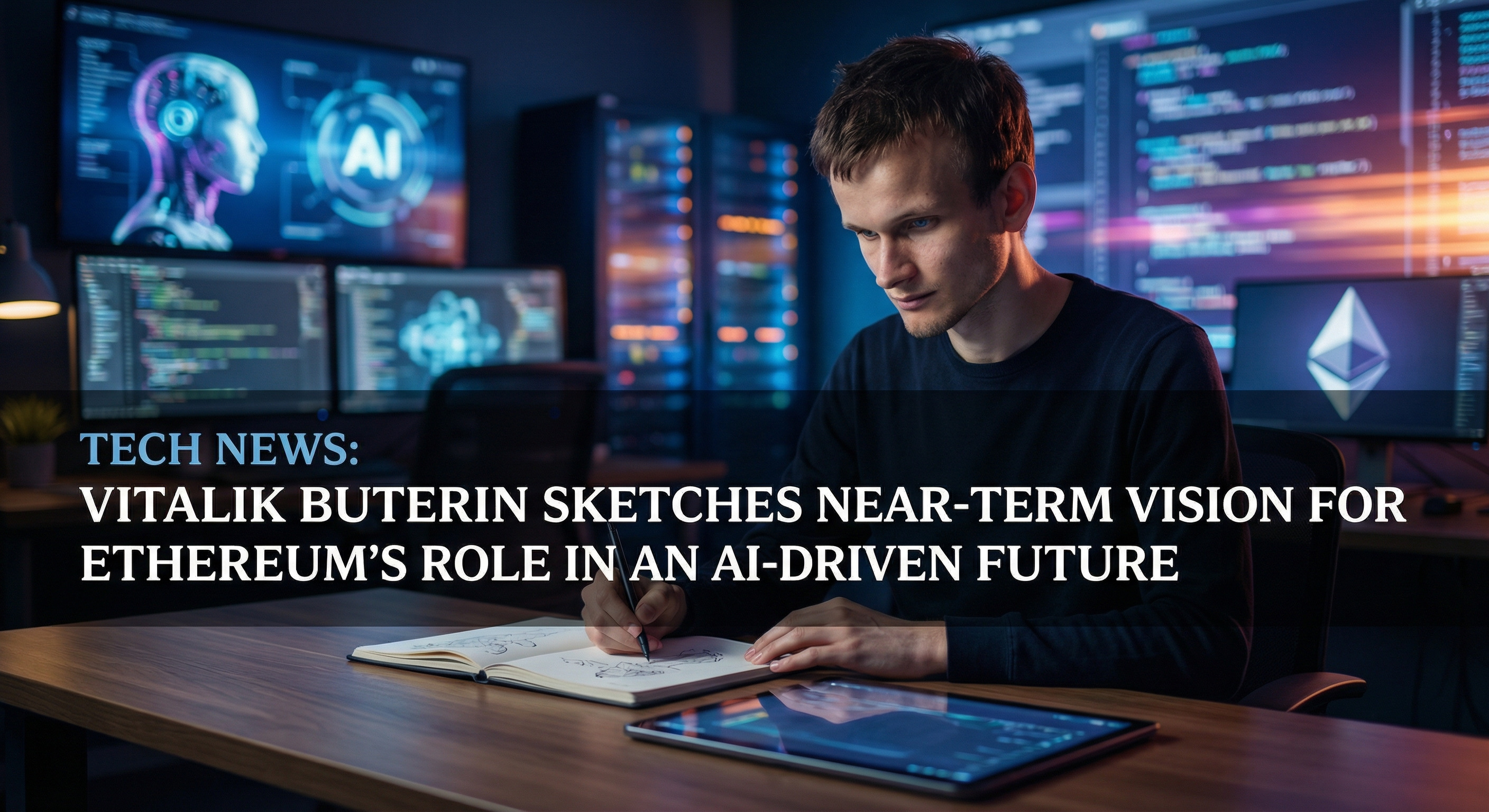 Vitalik Buterin sketches near-term vision for Ethereum’s role in an AI-driven future