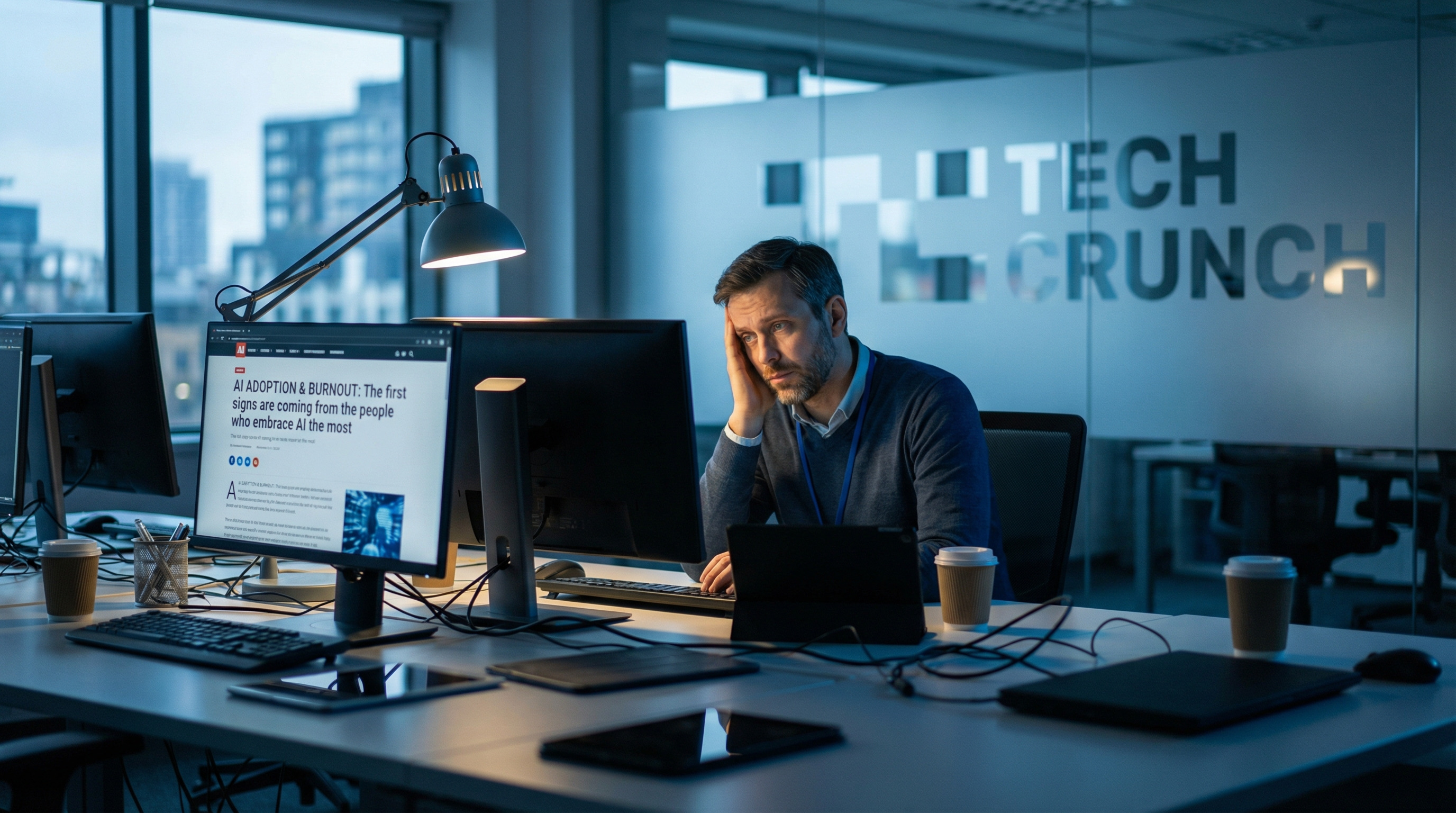 The first signs of burnout are coming from the people who embrace AI the most